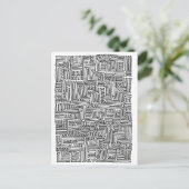 一連続線 ポストカード (スタンド正面)