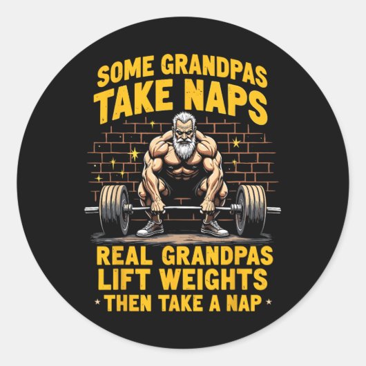 一部のおじいさんテイク昼寝実在スグランドパスリフトウェイト ラウンドシール (正面)