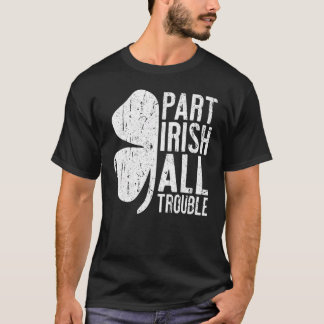 一部のイリッシュオールトラブル聖キュートハッピーパトリックダ Tシャツ