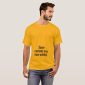 一部のコンテンツはブラック文字ローを解決した Tシャツ (正面フル)