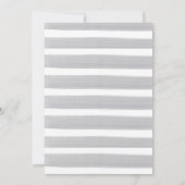 一部のバニーが1パープル少年の1歳の誕生日を回している 招待状 (裏面)