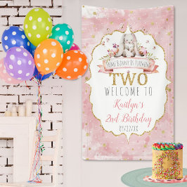 一部のバニーが2歳の誕生日を迎える 横断幕