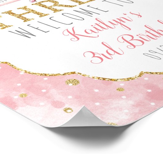 一部のバニーが3歳の誕生日を迎える ポスター (角)