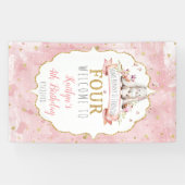 一部のバニーが4歳の誕生日を迎える 横断幕 (横)