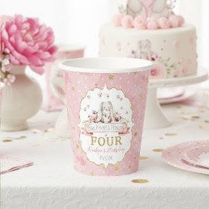 一部のバニーが4歳の誕生日を迎える 紙コップ