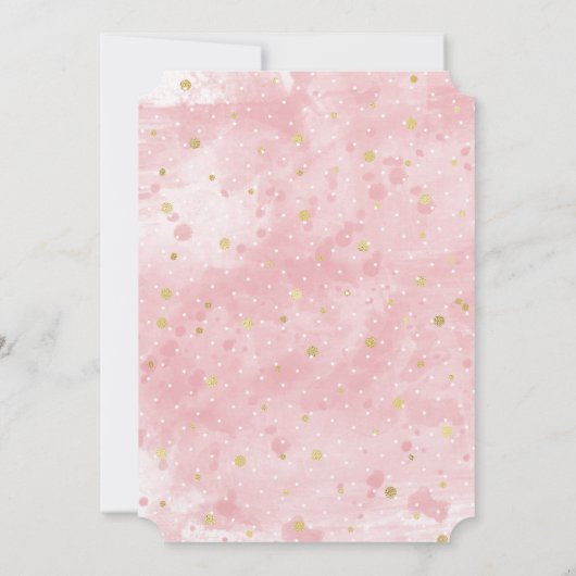 一部のバニーが4歳の誕生日招待状を飾る 招待状 (裏面)