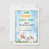 一部のバニーはあなたを好むバレンタインデー教室 招待状 (正面)