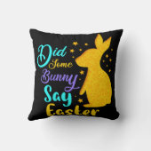 一部のバニーはイースターと言った クッション (裏面)