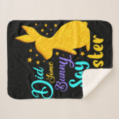 一部のバニーはイースターと言った シェルパブランケット (正面(横))