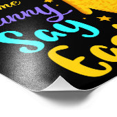 一部のバニーはイースターと言った フォトプリント            (角)