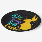 一部のバニーはイースターと言った ペーパープレート (アングル)