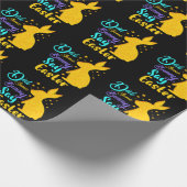 一部のバニーはイースターと言った ラッピングペーパー (角)