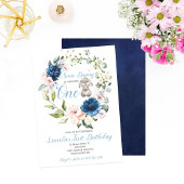 一部のバニーは少年の最初の誕生日の請求書を回している 招待状