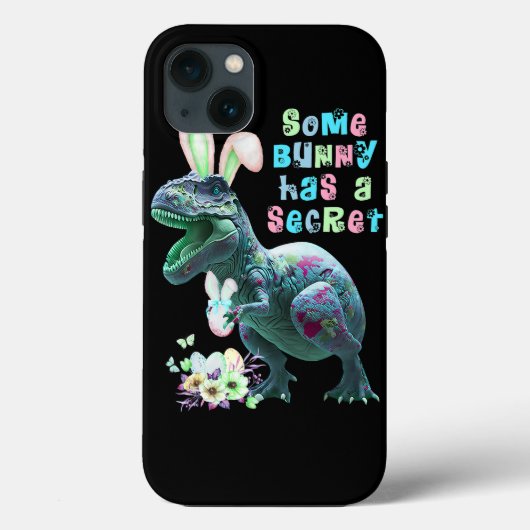 一部のバニーは秘密のイースターバニー耳の恐竜を持っている Case-Mate iPhoneケース (裏面)