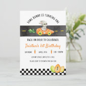 一部のバニーは、イースターバニーのレースを回している 招待状 (スタンド正面)