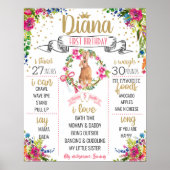 一部のバニーは、1つの誕生日パーティーのサインを回している ポスター (正面)