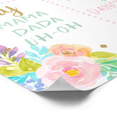 一部のバニーは、1つの誕生日パーティーのサインを回している ポスター (角)