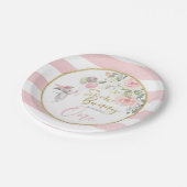 一部のバニーはONE紙プレートを回している ペーパープレート (アングル)