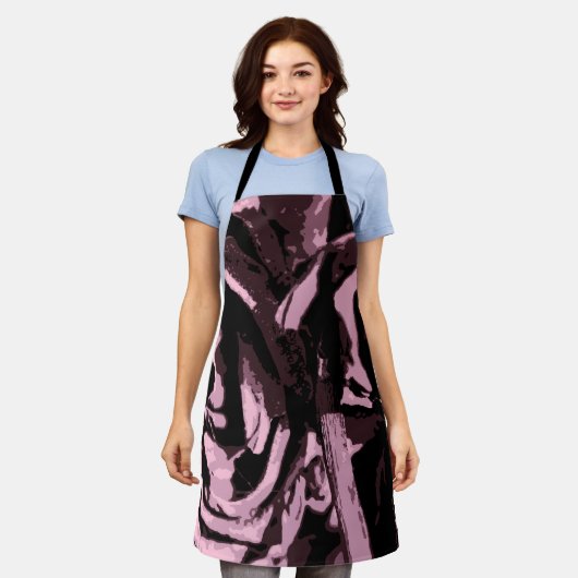 一部のバラ エプロン (着用した状態)