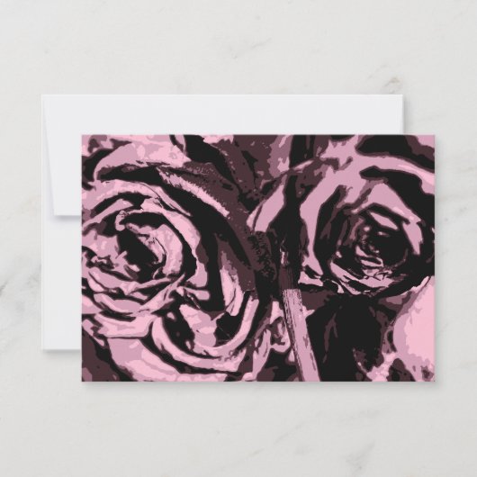 一部のバラ サンキューカード (正面)