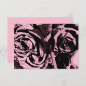 一部のバラ サンキューカード (正面/裏面)