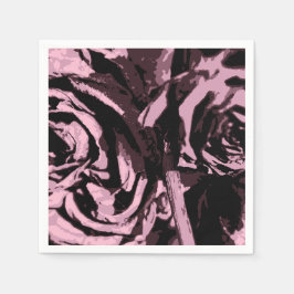 一部のバラ スタンダードカクテルナプキン