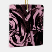 一部のバラ セラミックオーナメント (右)