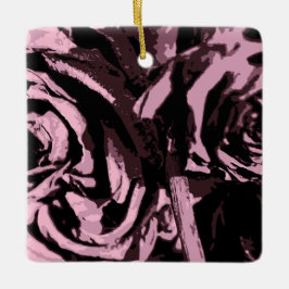 一部のバラ セラミックオーナメント