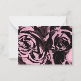 一部のバラ ノートカード