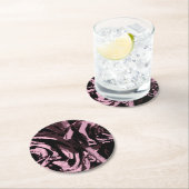 一部のバラ ラウンドペーパーコースター (インサイチュ)