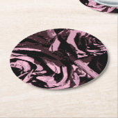 一部のバラ ラウンドペーパーコースター (アングル)