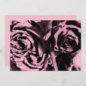 一部のバラ 招待状 (正面/裏面)