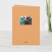 ***一部のマジック!***グリーティングカード カード (裏面)