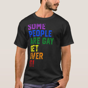 一部の人々はゲイIt LGBTプライド虹を乗り越える Tシャツ