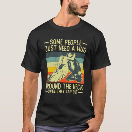 一部の人々はハグヴィンテージBJJブラジル Tシャツ (正面)