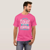 一部の人々は雲のような皮肉なことわざ Tシャツ (正面フル)