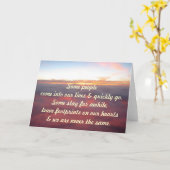 一部の人々 カード (黄色い花)