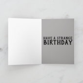 一部の女の子は他の人よりも見知らぬ誕生日ゴシック カード (内部)