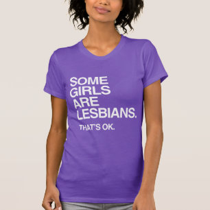 一部の女子はレズビアンです - ホワイト -.png tシャツ