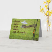 一部の日 カード (黄色い花)