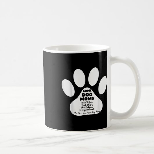 一部の犬のママは厚い太い太い太い中庭を持っている コーヒーマグカップ (右)