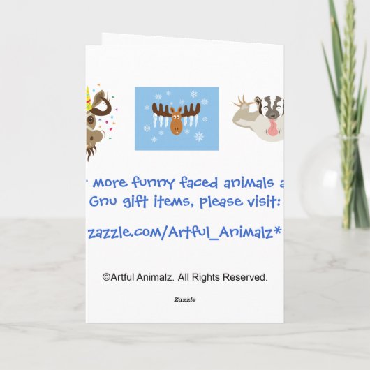 一部のGnu物_Iは完全にGnu...お前の誕生日だ! カード (裏面)