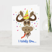 一部のGnu物_Iは完全にGnu...お前の誕生日だ! カード (正面)