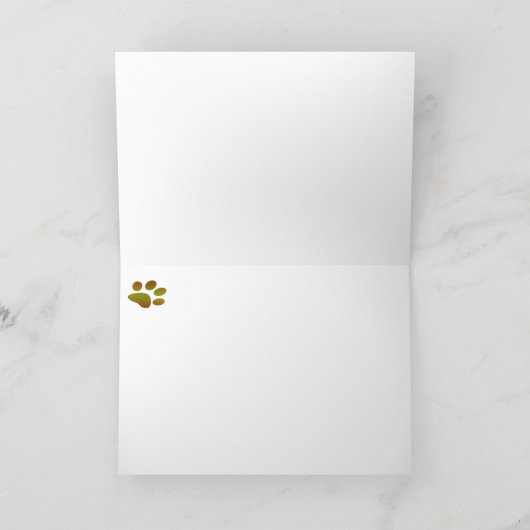 一部は、いくつか続けて~のコーギーの子犬提起します カード (内部)