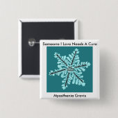 一部はI愛治療のMyasthenia Gravisを必要とします 缶バッジ (正面&裏面)