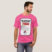 一酸化二水素 Tシャツ (正面フル)
