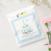 一間抜けつのガチョウ青いギンガムボーイの誕生日 フェイバーバッグ (封をした状態)