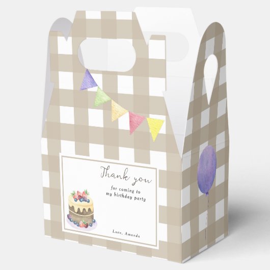 一間抜けヶ月初誕生日ありがとう フェイバーボックス (オープン)