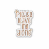 一離れ人お願いシール シール (正面)