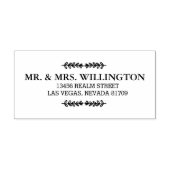 一離れ列に ラバースタンプ (インプリント)